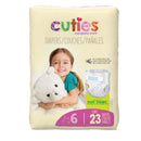 Cuties Complete Care Diapers, Size 6 (Case of 200)