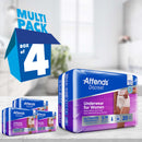 Attends Discreet Women's Underwear, Level 5, Medium (Case of 80)