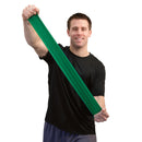 Fabrication Enterprises Sup-R Band Exercise Resistance Band, Green, 5 Inch x 50 Yard, Medium Resistance 