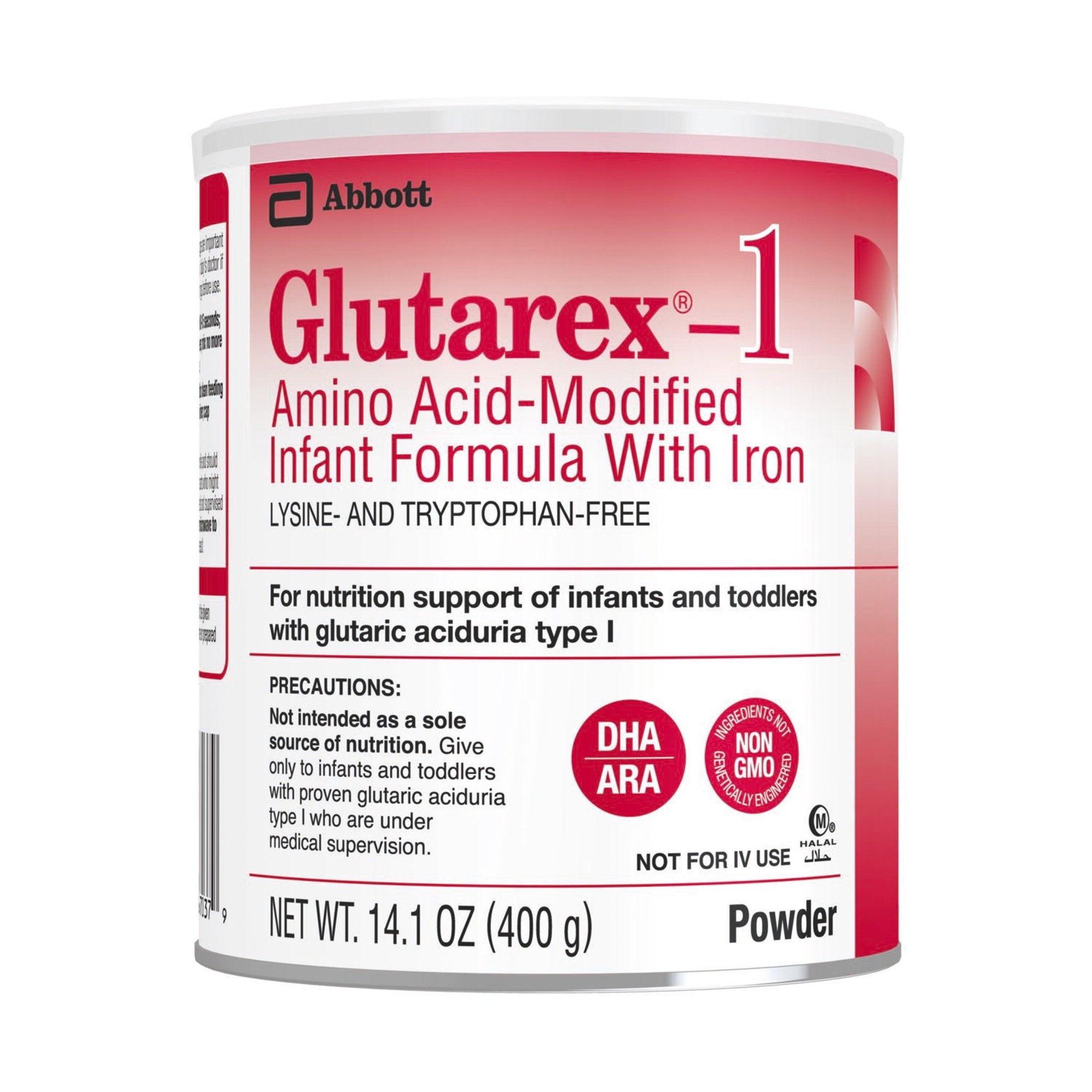 Abbott Nutrition Glutarex-1 Amino Acid-Modified Infant Formula with Iron, 14.1-ounce Can (6/CS) 