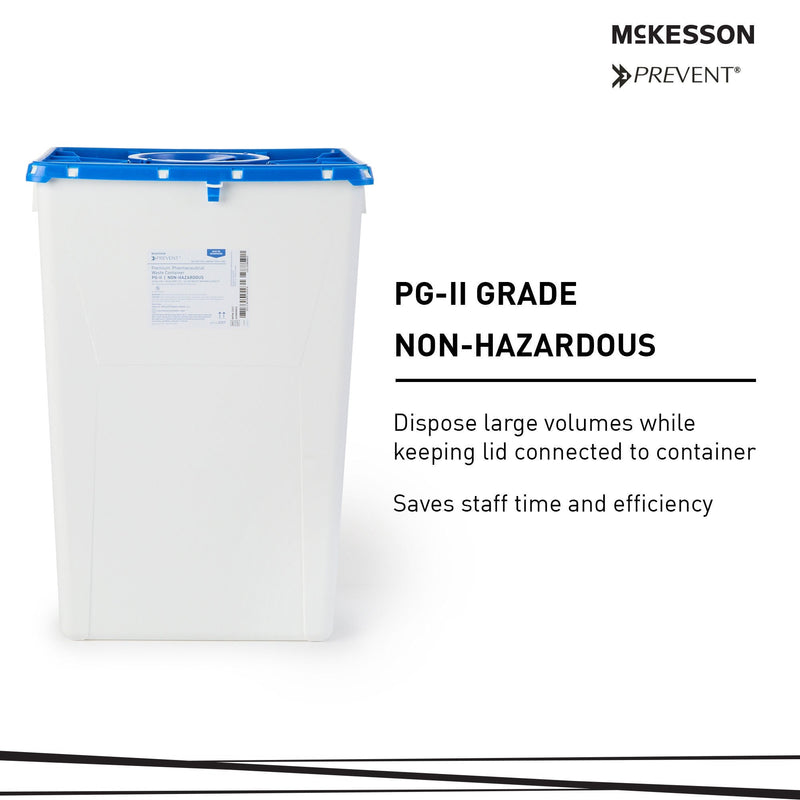 McKesson Prevent Pharmaceutical Waste Container, 18 Gallon Capacity (7/CS) 