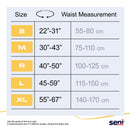 Seni Classic Incontinence Briefs for Men and Women, Moderate Absorbency, Small (Case of 100)
