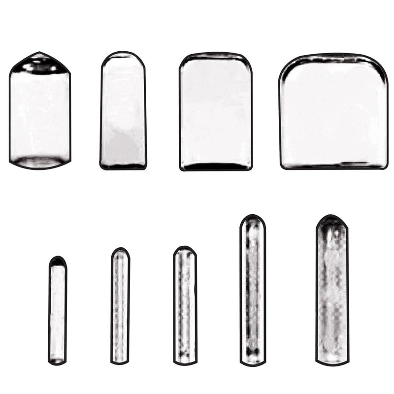 SklarTip Non-Vented Instrument Protectors - Assorted Sizes, Clear - 96-1439 