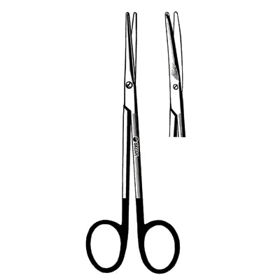 Sklarhone Super-Cut Metzenbaum-Lahey Dissecting Scissors - 8", Curved, Blunt/Blunt, 1 Razor Edge, 1 Micro-Serrated Edge - 15-3411