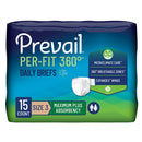 Prevail Per-Fit 360° Daily Briefs, Maximum Plus, Size 3 (Case of 60)
