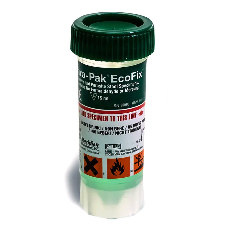 EcoFix (Single Vial) Stool Specimen Container (Case of 120)