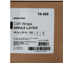 McKesson Single Layer Sterilization Wrap, 24 x 24 Inch (Case of 500)