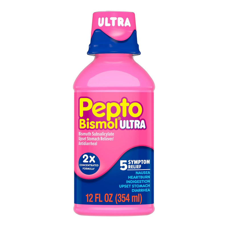 Pepto Bismol Bismuth Subsalicylate Anti-Diarrheal (Bottle)