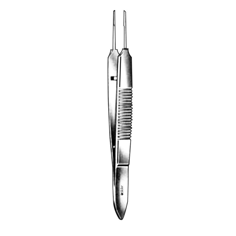 Sklar Castroviejo Micro Tying Forceps with Tying Platform - 66-6111 