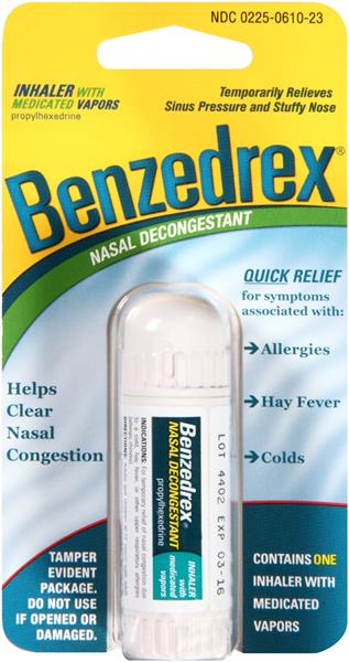 BF Ascher Benzedrex Nasal Decongestant Inhaler 