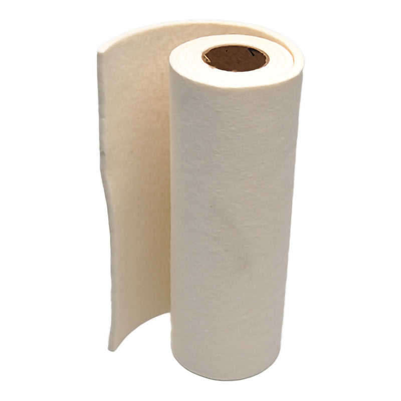 McKesson White Wool / Rayon Nonadhesive Orthopedic Felt, 12 Inch x 4 Foot (Case of 10)