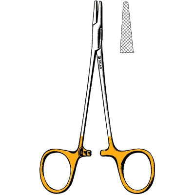 Sklar TC Webster / Halsey Needle Holder - 5-1/4", Serrated - 21-8080 