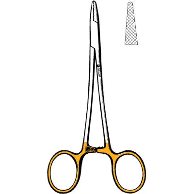 Sklar TC Baumgartner Needle Holder - 5-1/4", Serrated - 21-8005 