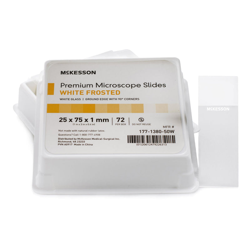 McKesson Frosted Microscope Slide, 25 x 75 x 1 mm (Case of 1440)