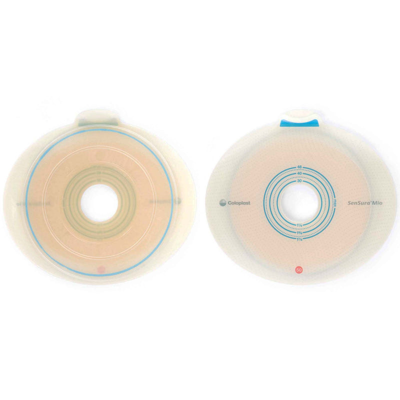 SenSura Mio Flex Ostomy Barrier, 32 mm Stoma Opening, Red Color Match (Box of 5)