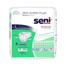 Seni Super Plus Overnight Heavy Absorbency Incontinence Brief, Regular (Case of 40)