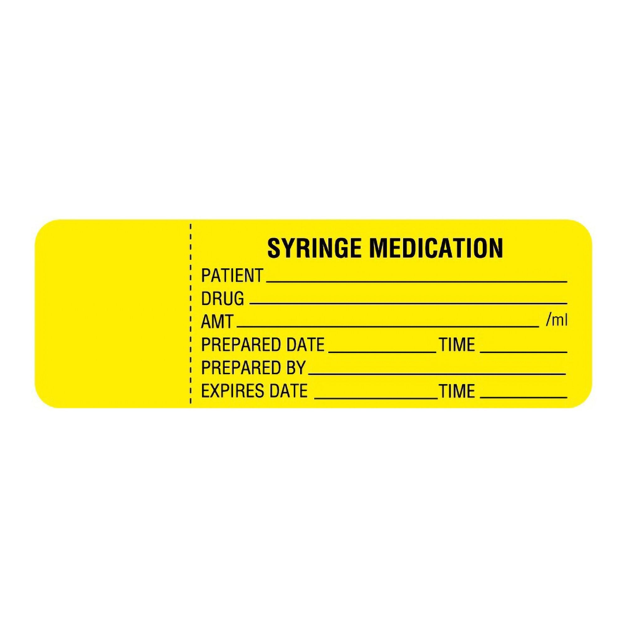 United Ad Label UAL Irrigation Solution/Medication Label, 3 x 1 Inch 