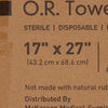 McKesson Sterile Blue O.R. Towel, 17 x 27 Inch (Case of 72)