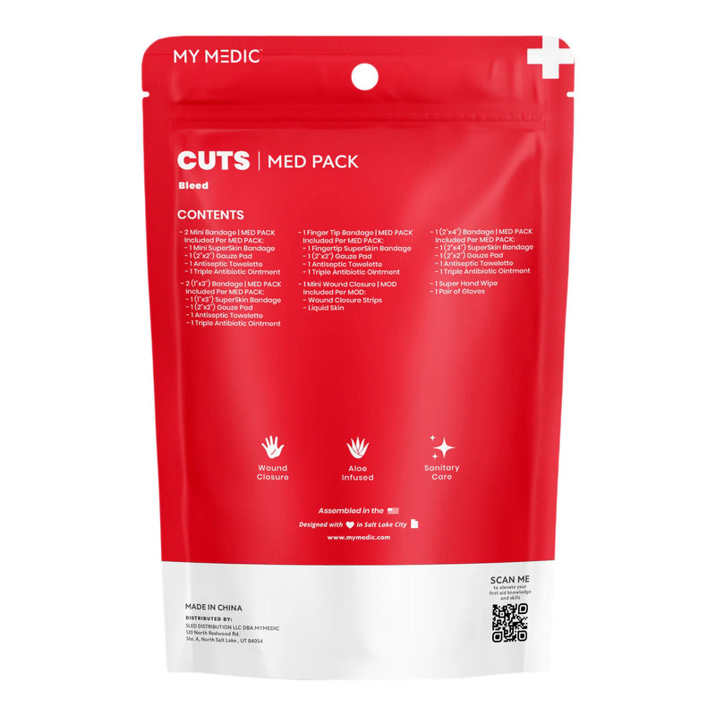 Med Packs Cuts First Aid Medical Pack