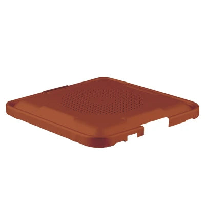 SklarLite Sterilization Container Lid - Half-Size, Standard Lid, 11-1/4" x 11", Red - 10-4764 