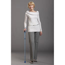 Mabis Healthcare Switch Sticks Folding Cane, Azure Blue, 32 to 37 Inch Height 