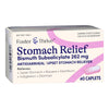 Foster & Thrive Stomach Relief 262 mg Bismuth Subsalicylate Caplets (Bottle of 40)