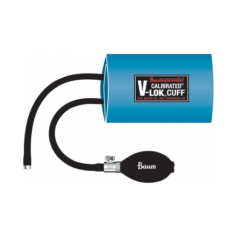 W.A. Baum W.A. Baum Calibrated V-Lok Blood Pressure Cuff and Bulb, Thigh, Extra Large 
