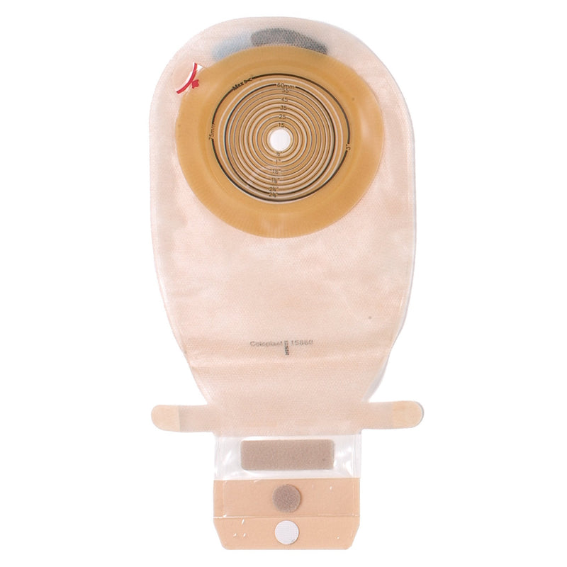 Assura Flat One-Piece Opaque Ostomy Pouch, Pre-cut to Fit 30mm Stomas (10/BX) 