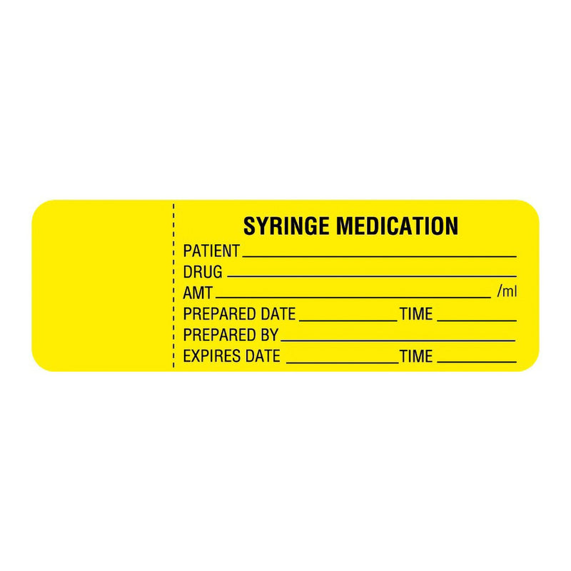 United Ad Label UAL Irrigation Solution/Medication Label, 3 x 1 Inch 
