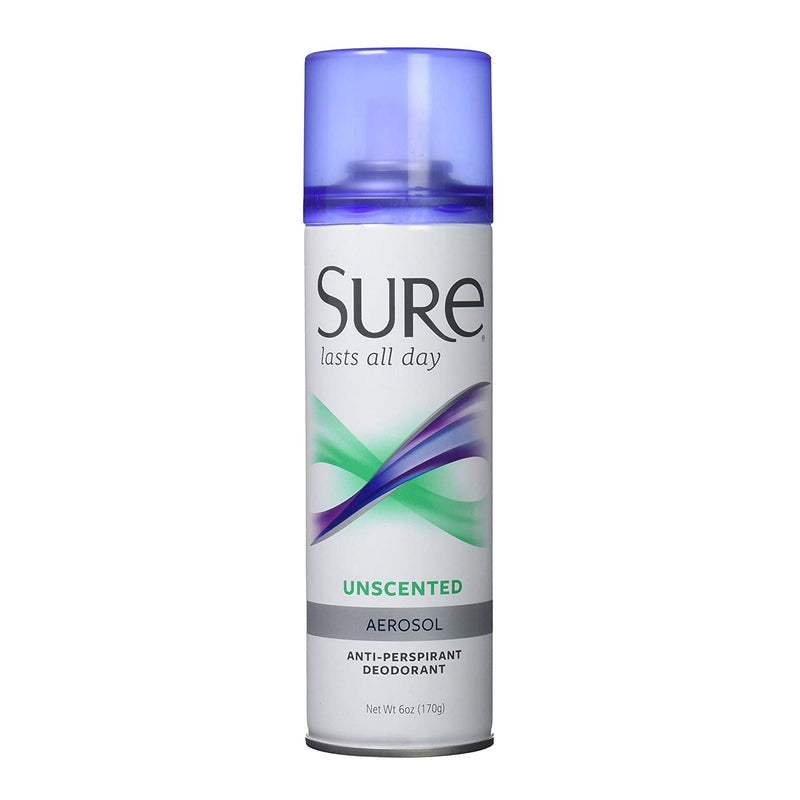 Sure Antiperspirant & Deodorant Aerosol Unscented (Each)