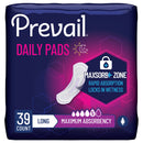 Prevail Daily Pads Maximum Bladder Control Pad, 13-Inch Length (Case of 156)