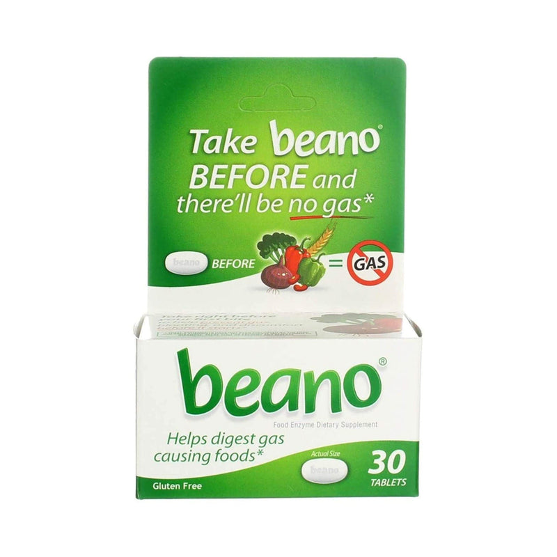 Beano Food Enzyme Tablets, Extra Strength (Bottle of 30)