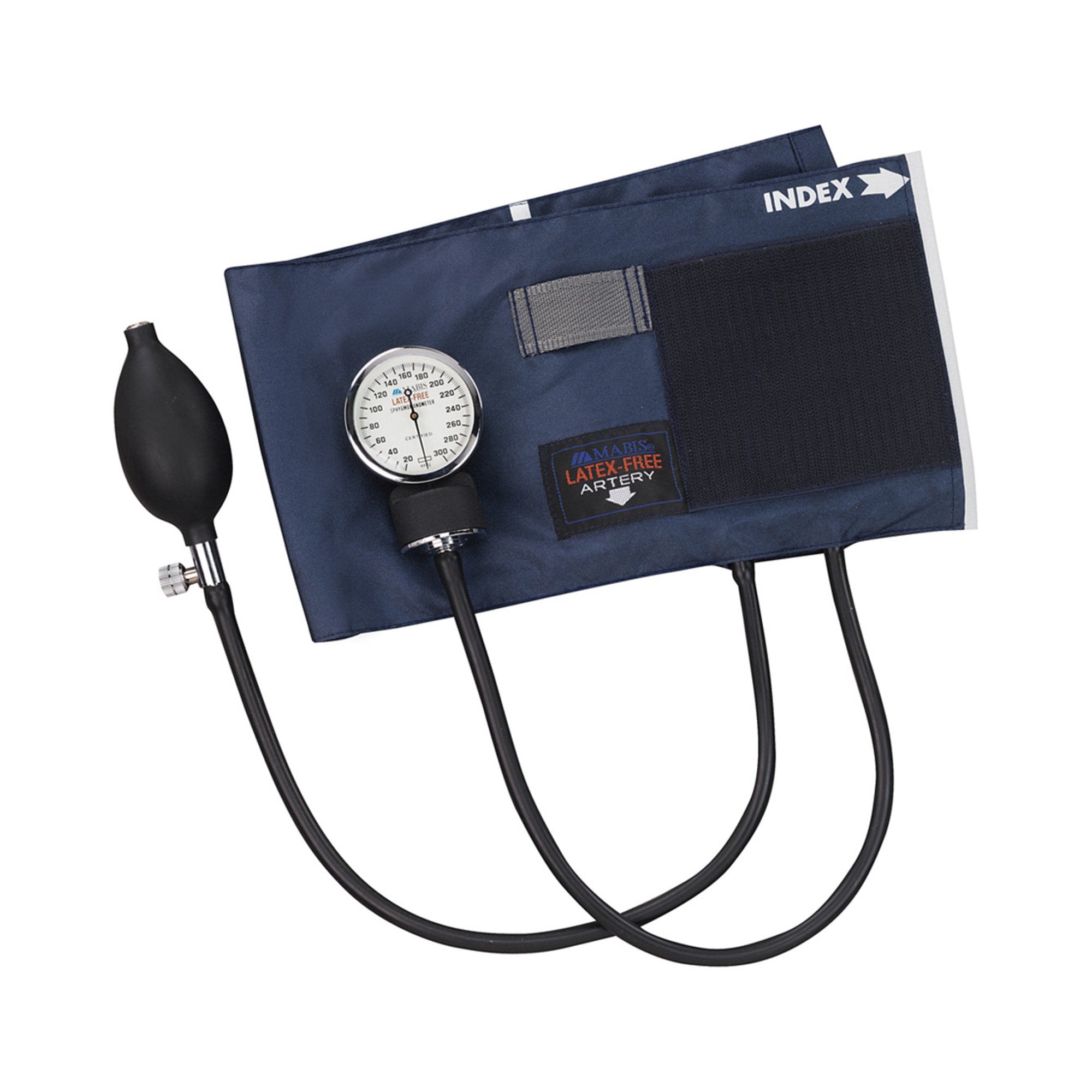 Mabis Healthcare Precision Aneroid Sphygmomanometer, Adult Large 