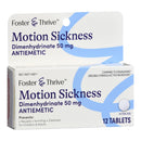 Foster & Thrive Motion Sickness Dimenhydrinate 50 mg Tablets (Box of 12) 