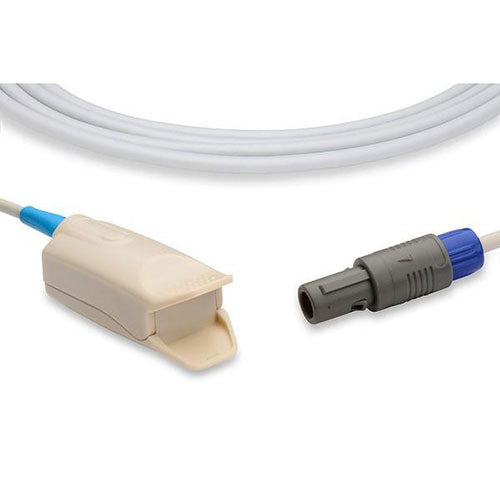 Cables and Sensors Bionet Direct Connect SpO2 Sensor  Adult Clip Sensor, 7-Pin Round connector