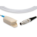 Cables and Sensors Criticare Direct Connect SpO2 Sensor  Adult Clip Sensor, 5-Pin Connector