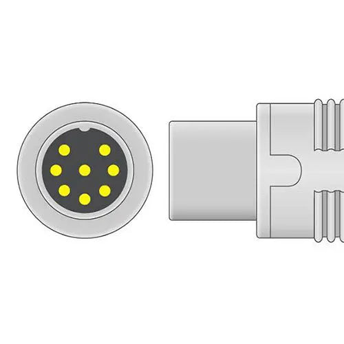Cables and Sensors Datascope SpO2 Adapter Cable - Distal Connector