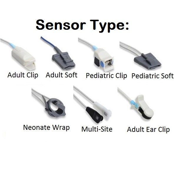 Cables and Sensors Datex Ohmeda Short SpO2 Sensor - 1