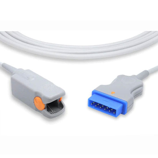 Cables and Sensors GE Marquette Compatible Direct-Connect SpO2 Sensor  Pediatric Clip