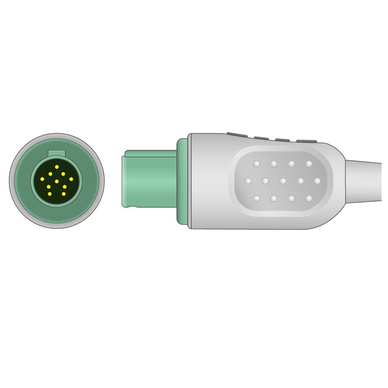 Hellige One Piece ECG Cable 
