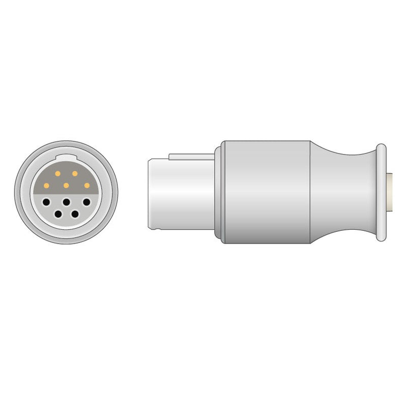 Lohmeier One Piece ECG Cable  3 Leads Clip
