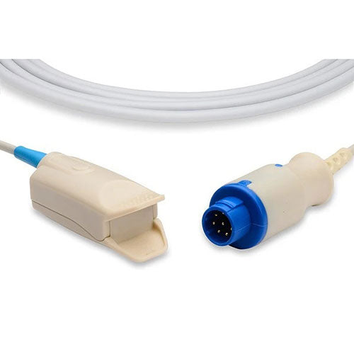 Cables and Sensors Mennen Direct Connect SpO2 Sensor  Adult Clip Sensor, 10-Pin, Mennen
