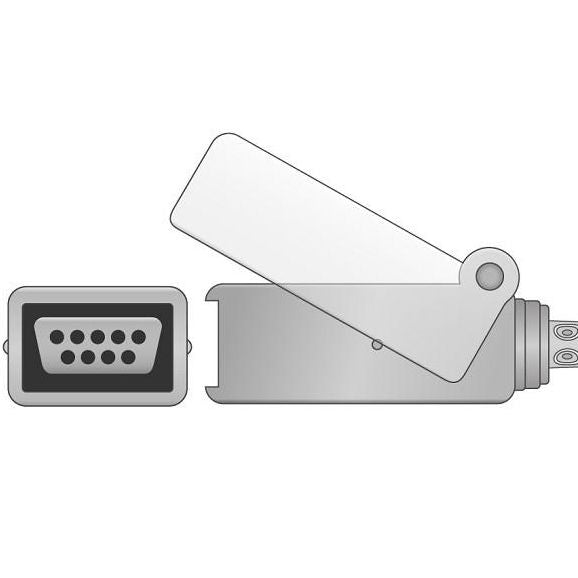 Cables and Sensors Nellcor SpO2 Adapter Cable 