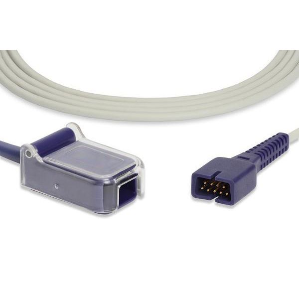 Cables and Sensors Nellcor SpO2 Adapter Cable  Oximax Sensor with 9-Pin Connector - E710-710