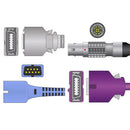 Cables and Sensors Nellcor SpO2 Adapter Cable - Connectors