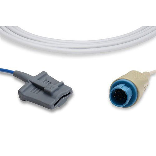 Cables and Sensors Nihon Kohden Direct Connect SpO2 Sensor  Adult Soft Sensor, 14-Pin Connector - CAS-S410S-10