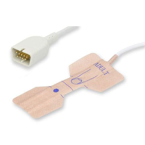 Cables and Sensors Nihon Kohden Disposable SpO2 Sensor - Adult