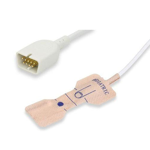Cables and Sensors Nihon Kohden Disposable SpO2 Sensor  Pediatric Sensor