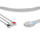 Cables and Sensors Nihon Kohden ECG Leadwire  BR-916P - 6 Leads Snap