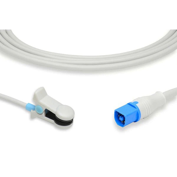 Cables and Sensors Philips Compatible Direct-Connect SpO2 Sensor with Veterinary Lingual Clip